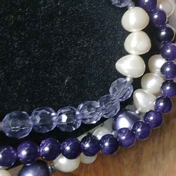 Fashion 3-stranded necklace - Picture 3 of 7